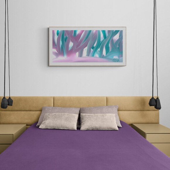 *Host Pick* Abstract Magical Seaweed II | Modern Wall Art Decor - Picture 4 of 4